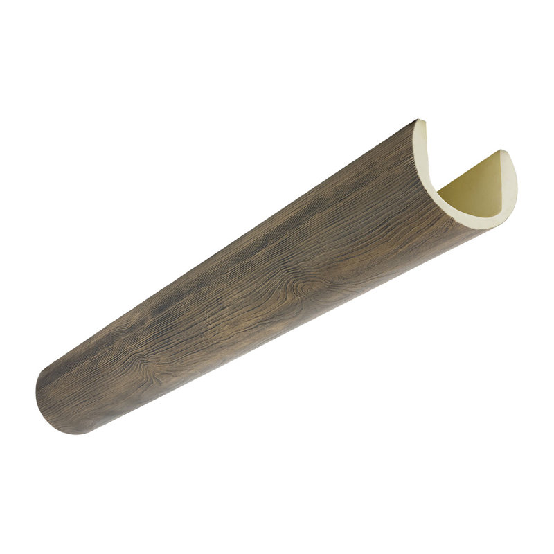 Poutre ronde en faux bois Heritage Timber Pueblo, Brun fumé, Sable