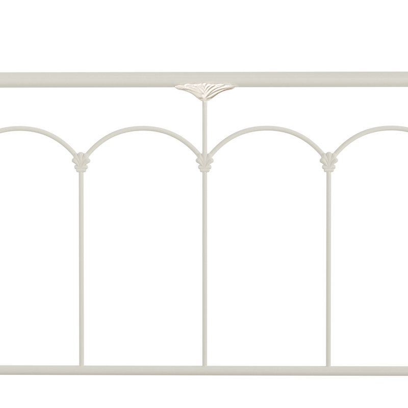 Lit standard Ieisha, Très grand, Blanc texturé