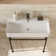 Durable Bathroom Console Sink With Overflow, Versatile For Various Environments