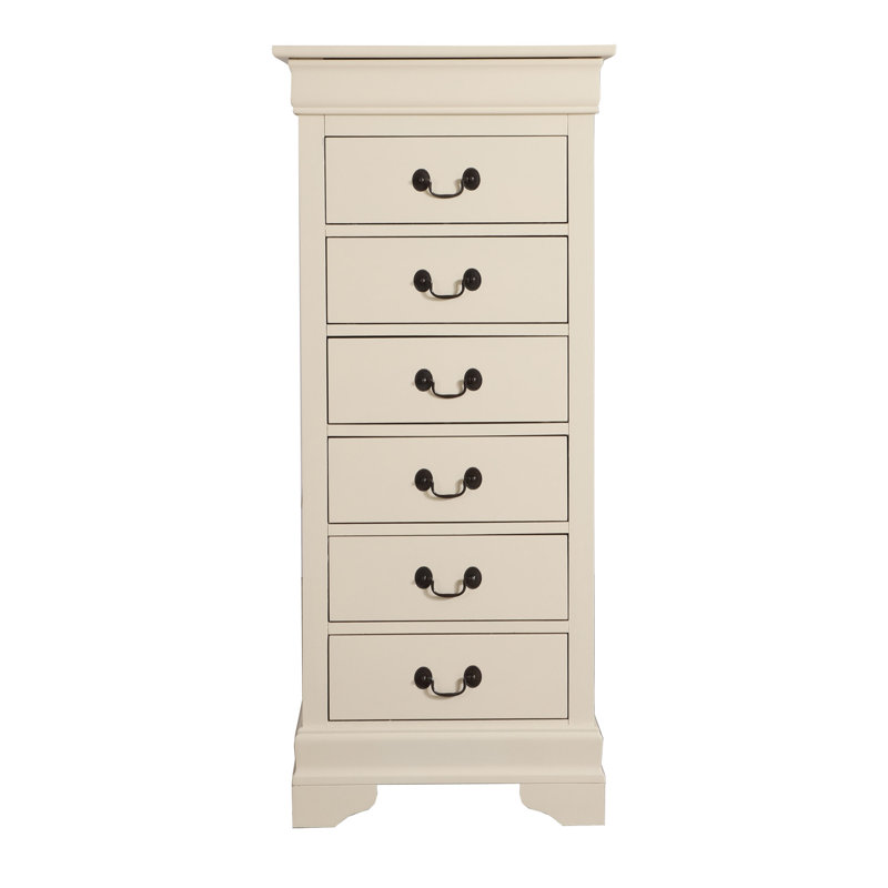 Commode 6 tiroirs Elegant Traditional, Beige