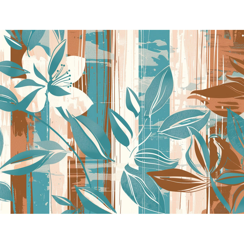 Rideau de douche Foliage formes, H 83 po x l 70 po