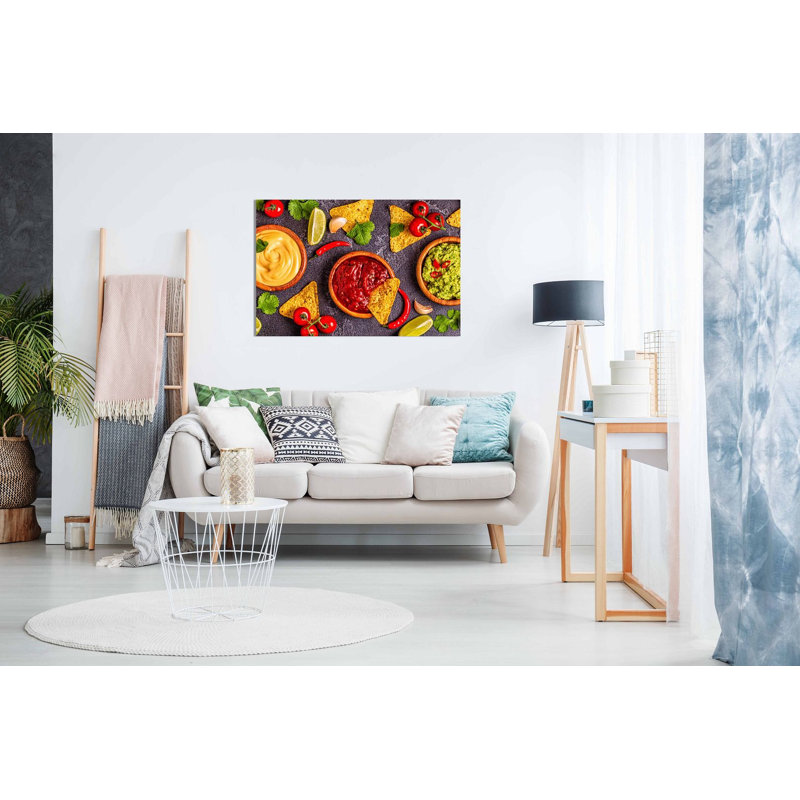 Mexican Restaurant Food - Wrapped Canvas Print, 51cm H x 76cm W