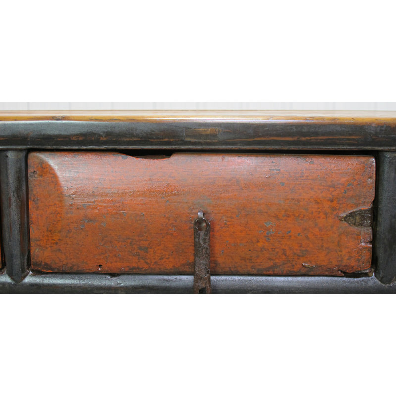 Antique Chinese 72" Long Apothecary Cabinet