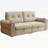 Multi-functional Light Grey Sofas, Steel Frame Convertibles For Modern Living