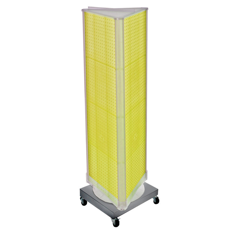 Plastique H 60 po x l 16 po, Yellow