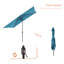Parasol de marché rectangulaire 107,7 po x 71,9 po Sayah-1473802470