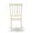 Danbury Kitchen Dining Chairs - Slat Back Wooden Seat Chairs, Set of 2, Linen White-860771817-915570548