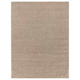 Woven Earth Wool Geometric Area Rug in Beige