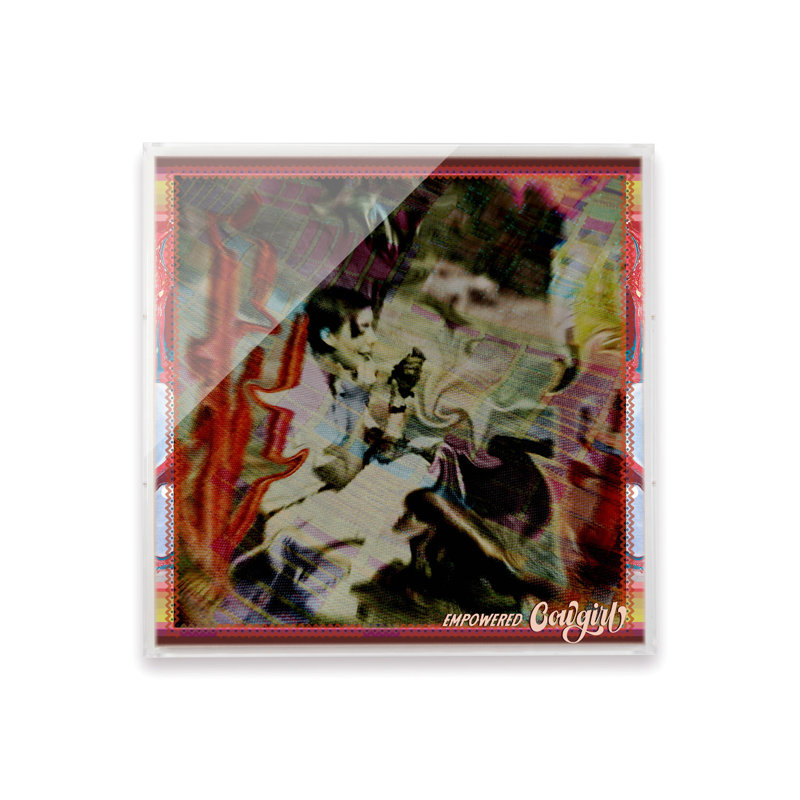 Liquify by Ellie Gilchrist, 28" H x 28" W, Shadow Box
