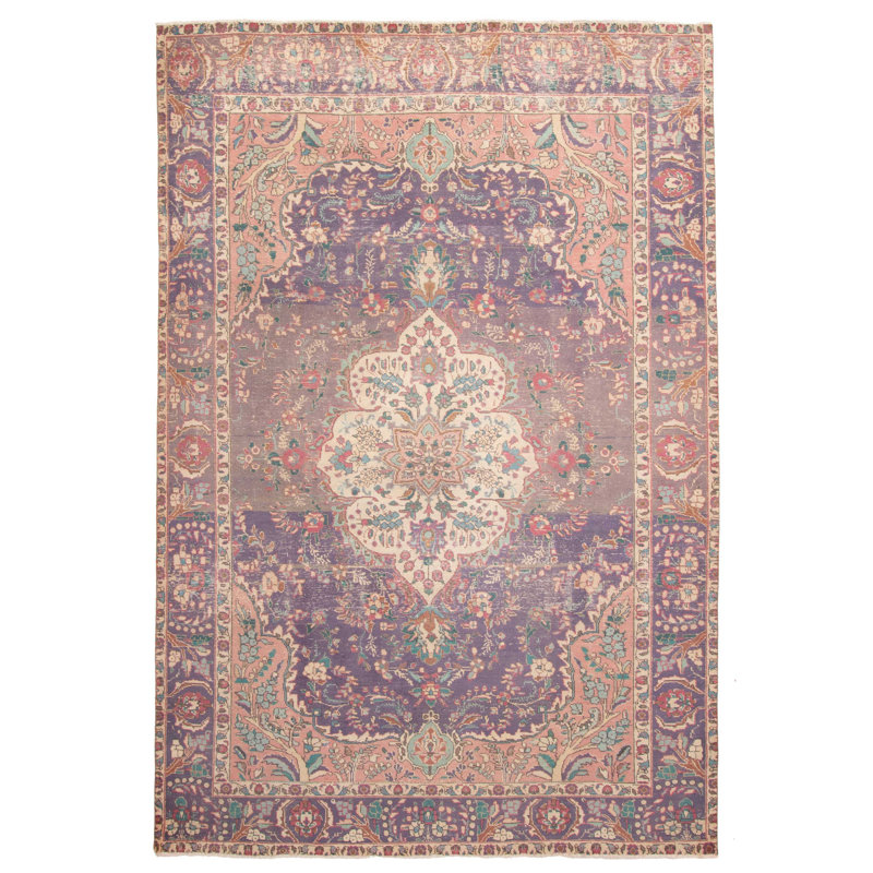 Tapis bleu Inglewood 6 pi 7 po x 9 pi 10 po