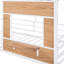 Metal Twin size Loft Bed with Roof, Window, Guardrail, Ladder-114556183