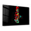 Élégante peinture murale en verre trempé de 13,8 po x 21,7 po | 100% verre trempé, épaisseur: 0,16 pouce | Imprimé UV pour des couleurs éclatantes | Parfait pour la décoration intérieure, le salon et les espaces de bureau