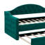 Lit de jour simple capitonné et rembourré avec couchette, canapé-lit en velours avec prise USB et points de charge de type C-122515648