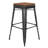 Briahnna Indoor/Outdoor Backless Counter Stool with Poly Resin Seat-113501931-113501909
