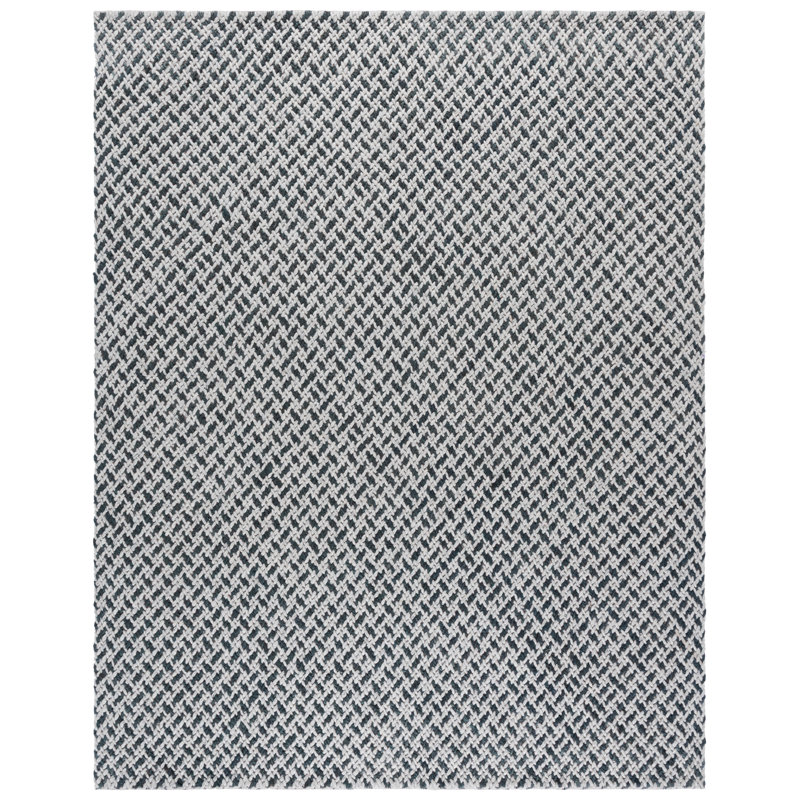 Natural Fiber Couture 104 Hand Loomed Performance Houndstooth Rug, Rectangle 6' x 9'