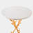 Coral Tripod Table-Gold Leaf