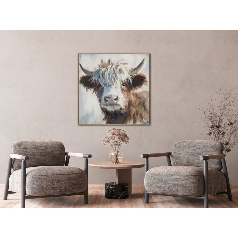 Highland Fluff, art mural sur toile