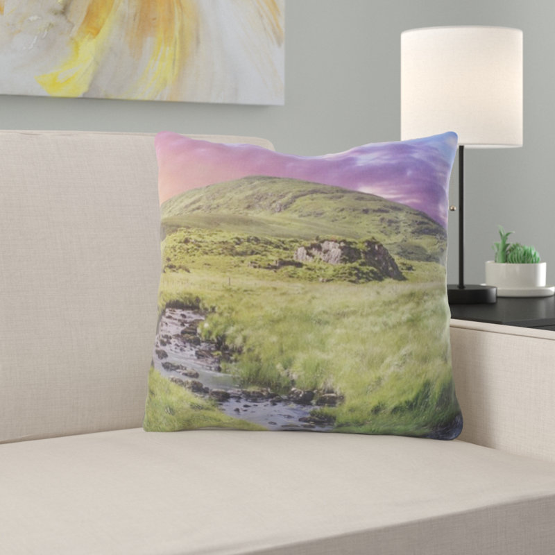 Microsuede Throw Pillow