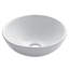 Lavabo de salle de bain vasque circulaire en céramique mince