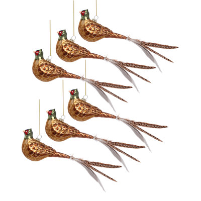 Longtail Bird Ornament, 11 X 3 Inches