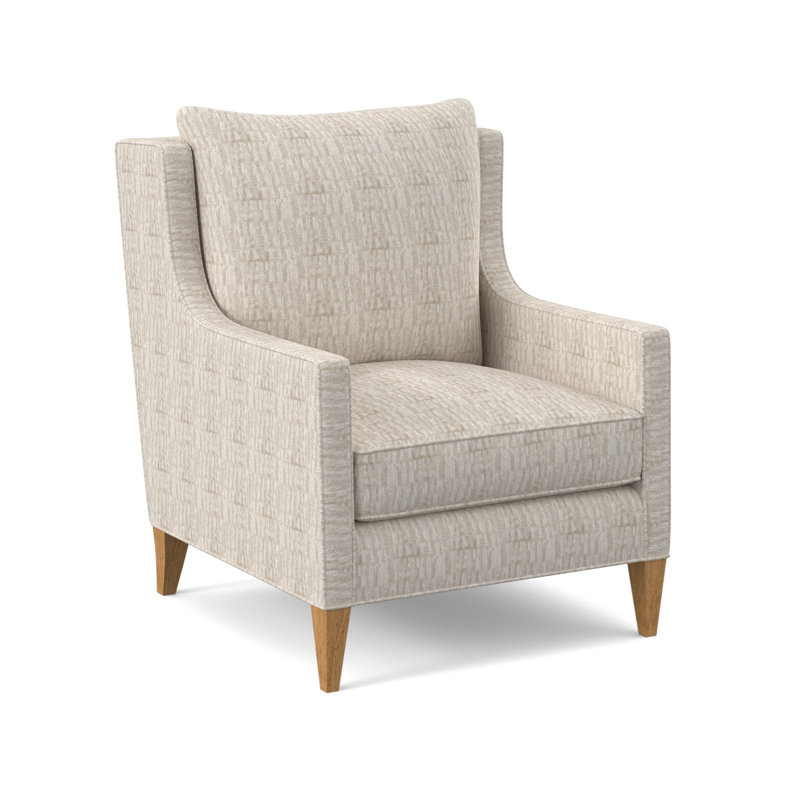 Chaise Callum, Ambre, Viscose brume blanche