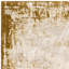 Abrienne Soft Shiny Border Gold Rug-607600237