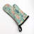 Pastel Check Oven Mitt Cotton Twill