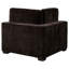 Canapé d'angle modulaire Lahe, pieds fuselés, tissu-99518034