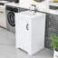 Meuble-lavabo de 20 po avec lavabo en céramique, support de rangement et tablette réglable-488165022
