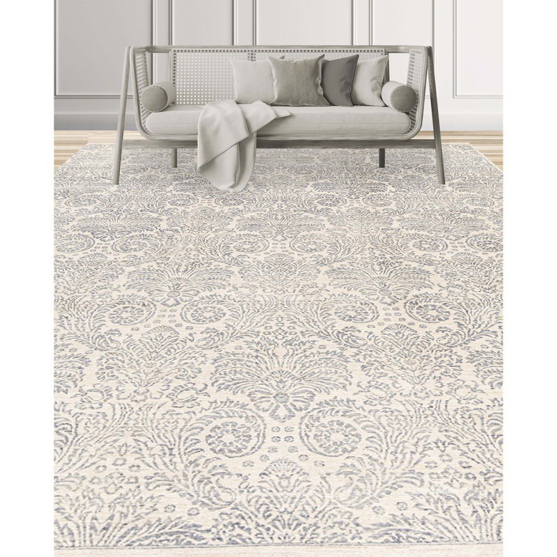 Ziegler Wool Damask Area Rug