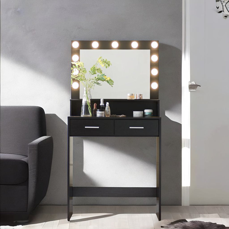 Coiffeuse Hréfna, Noir