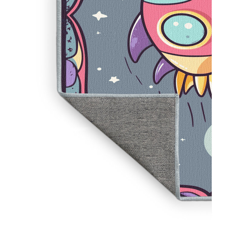 Tapis pour enfants Zoomie, Rectangle 6 pi x 9 pi