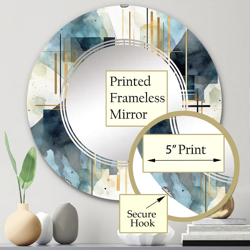 Miroir mural Zira, 24 po x 24 po