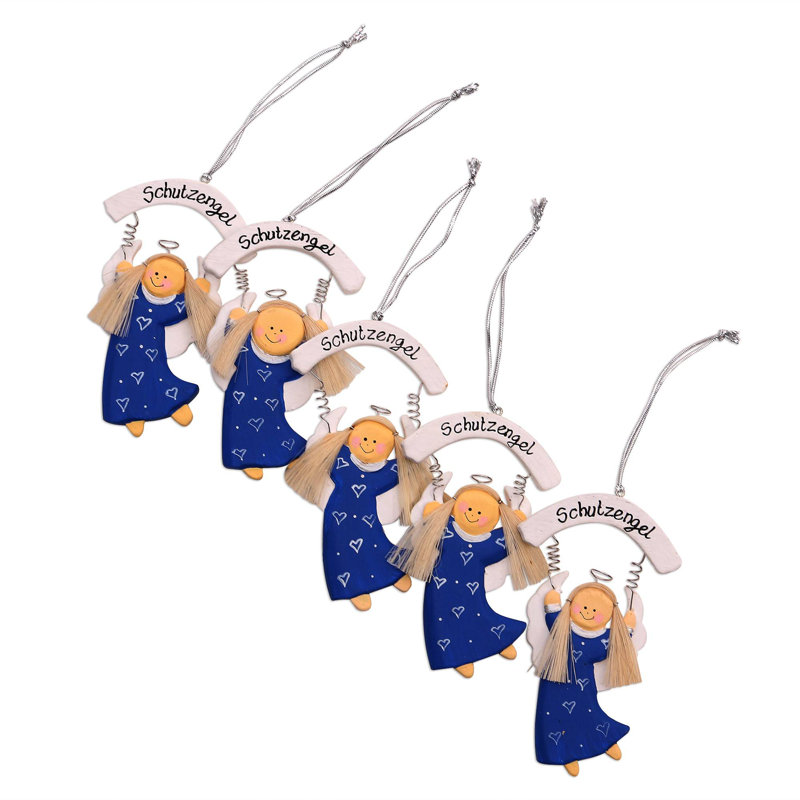 Ensemble d'ornement 5 pièces faîteau, Bleu