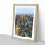 Above New York City In Abstract - Single Picture Frame Painting-55457519-55457516