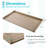 Kaboon Washer Dryer Countertop with Edge Rails, 27.5" x 54", Laundry Room Organization-111705072