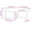 Asul 50cm Solid Wood Bathroom Vanity Top-1349946486