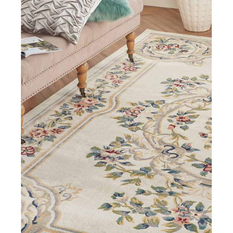 Weccacoe Oriental Indoor Rug, Rectangle 5'3" x 7'3"