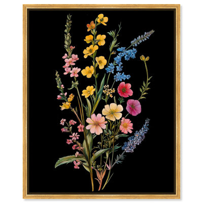 «Darkling Daisies I», toile par Elegant Florals par Art Remedy