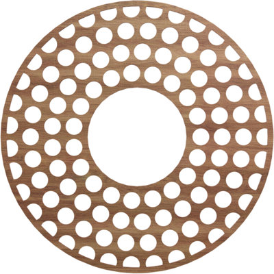 Médaillon de plafond en bois Fink
