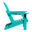 Chaise de foyer d'extérieur pliable en PEHD Adirondack avec porte-gobelet-1470316620