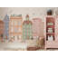 Adhésif mural fantaisiste de bâtiments pastel Whimsical Urban-1650287910-1650287965