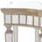 Fanning 40'' Glass Top Console Table-19307261