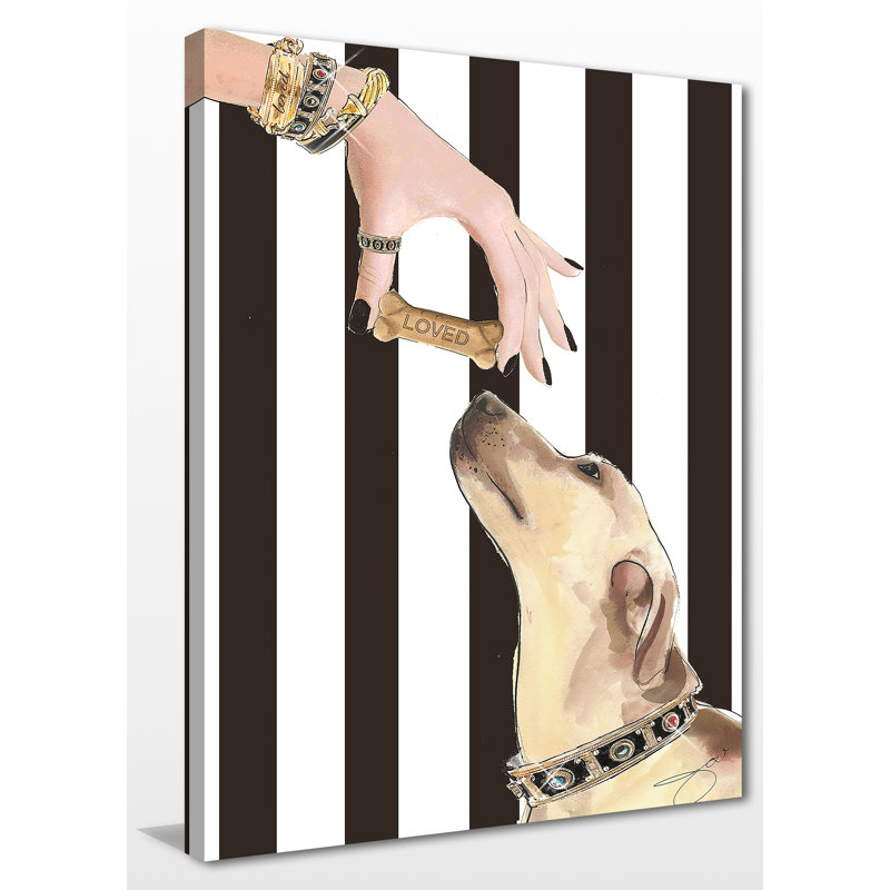 «Best Friend», impression, H 30 po x l 18 po x P 1 po, Toile tendue