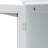 Tall Bathroom Storage Cabinet with Glass Doors Two Drawers and Adjustable Shelves-1761141218