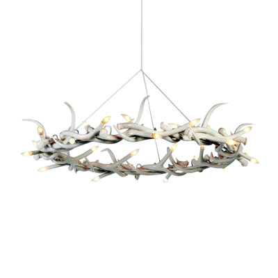 Lustre en résine et céramique