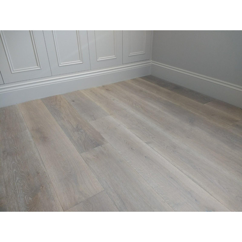 Oak 19cm W Hardwood Flooring, White Wood