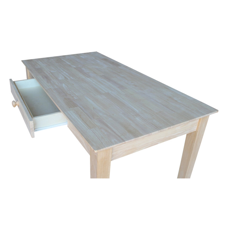 Bureau en bois massif Manatuto, H 30 po x l 48 po x P 26 po