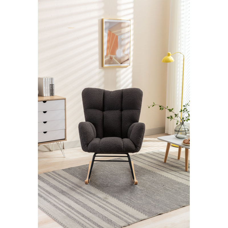 Rocking Chair, Dark Grey