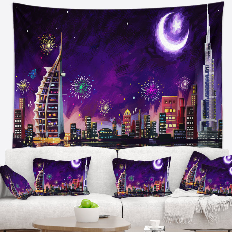 Polyester Tapestry, H 68 po x l 80 po